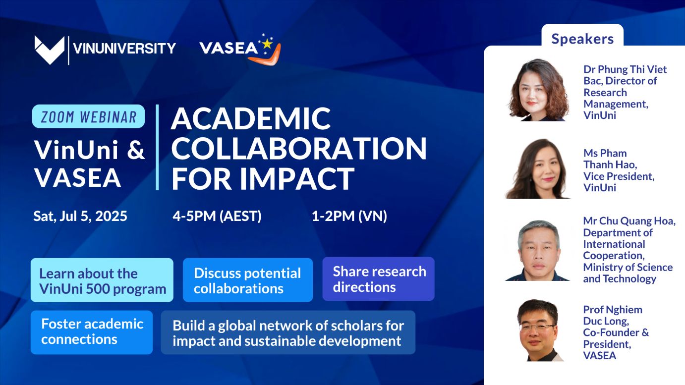 VinUni VASEA Webinar Poster LANDSCAPE SMALL